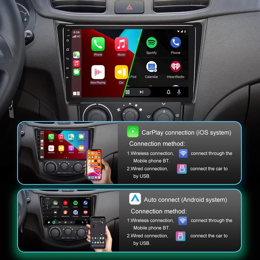 Android 12 Car Radio GPS Stereo Player CarPlay For Mazda 3 2010-2013 2+32G+CAM