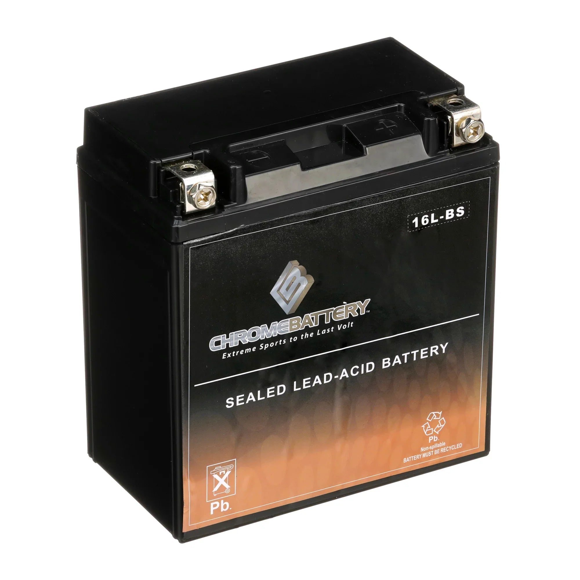 Chrome Battery YTX16L-BS (16L-BS 12 Volt,14 Ah, 230 CCA) Pwc Battery for Kawasaki (jet Ski) Js400 Year (76)