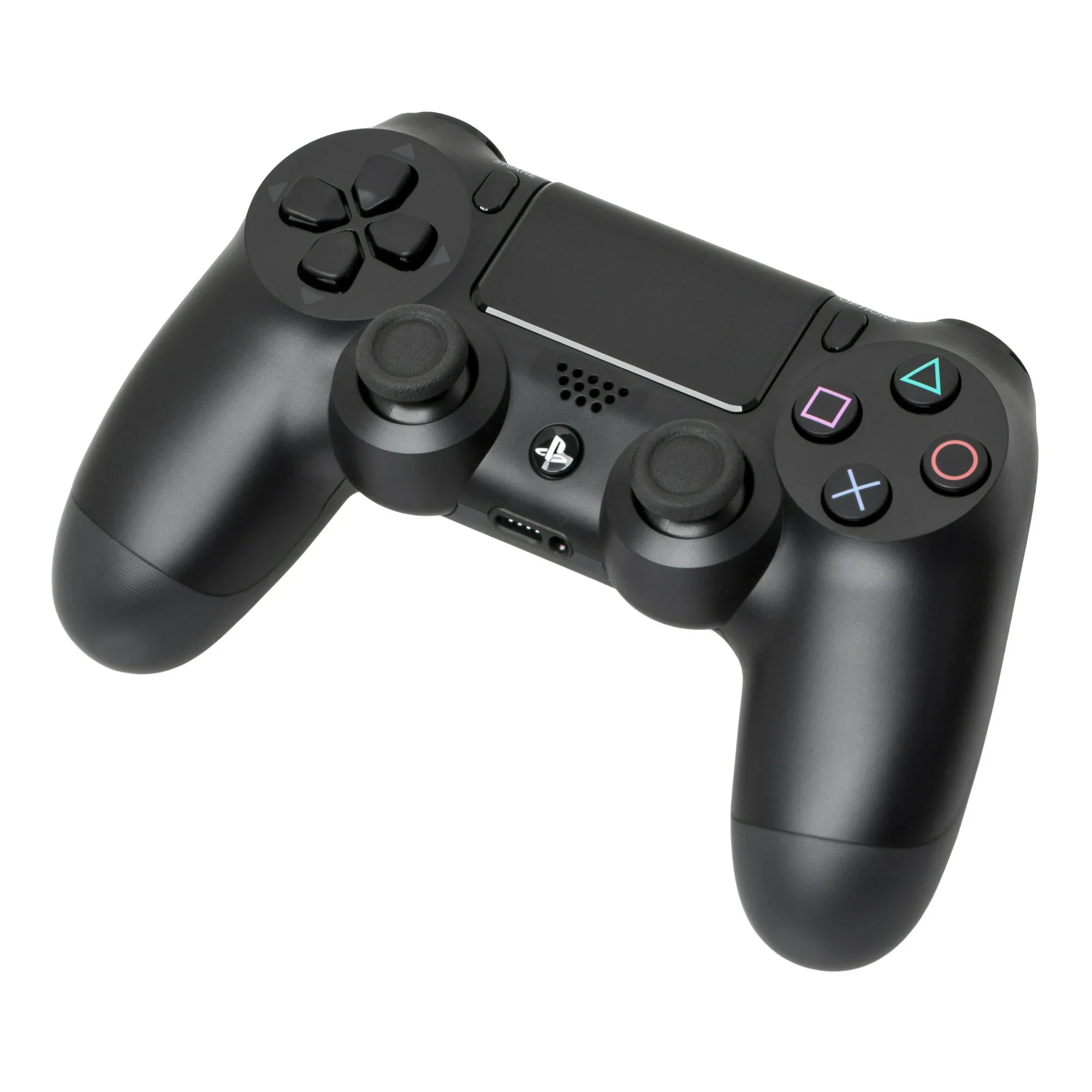 Sony 2215A PlayStation 4 Slim 500GB Gaming Console Black with Charging Dock Headset 2 Controller Bolt Axtion Like New