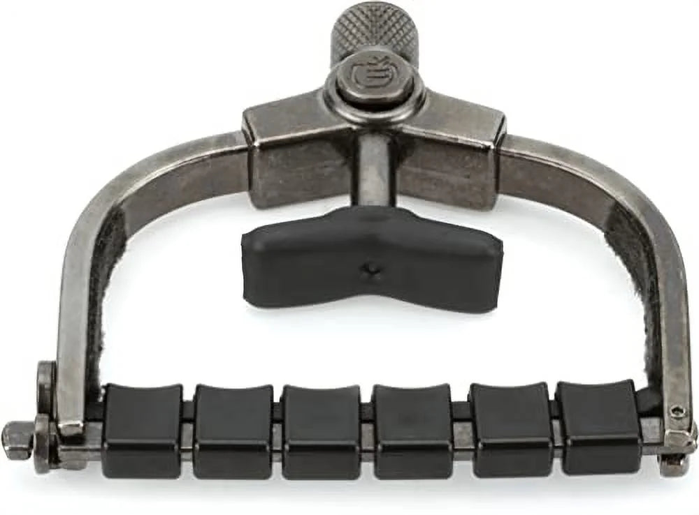 Made in the USA Paige Clik PC-6-W-ETI 6-string Wide Guitar Capo Made for Acoustic Guitars and Electric Guitars, Made for Wider Neck Guitars (Black Nickel)