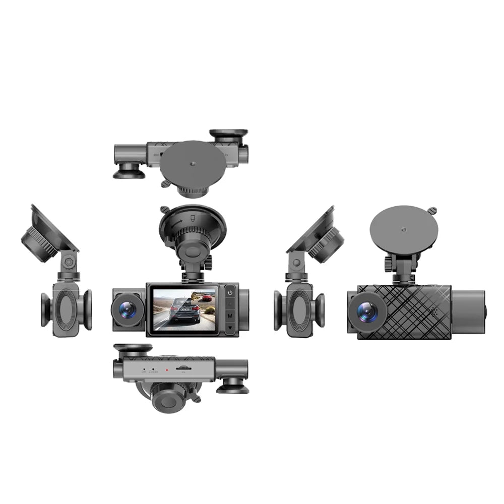 Dazzduo Auto 3 2 ty WENZI Recorder Camera 3 2 XIXIAN Recording , Car 3 2 QISUO Mirror 3 2 ERYUE Safety Camcorder Video Multi-Language Driving 2 in Clear Cam Rearview 3 Cameras Dash