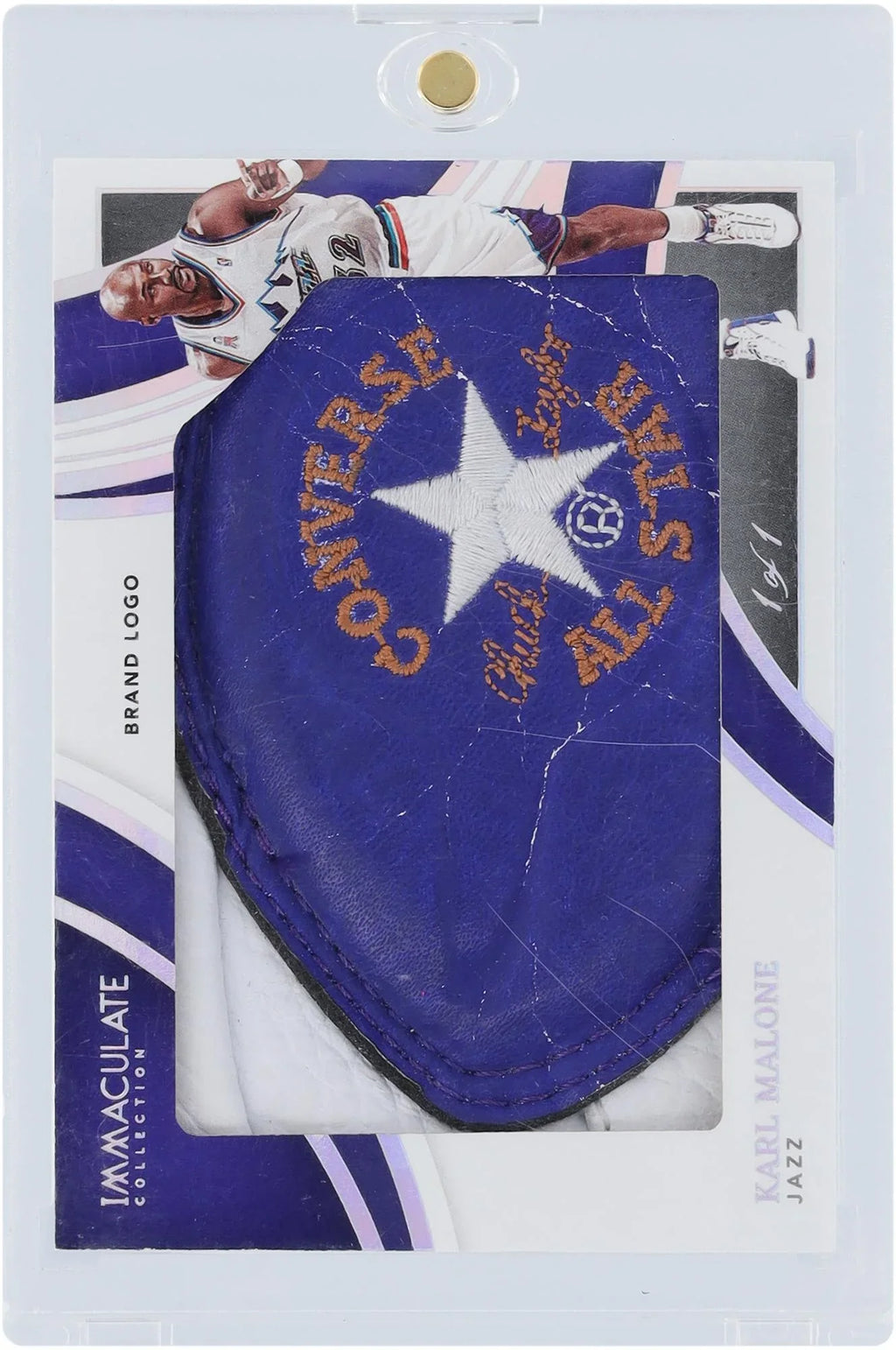 Karl Malone Utah Jazz 2021-22 Panini Immaculate Collection Sneak Peek #SP-KML #1/1 Card - Fanatics Authentic Certified