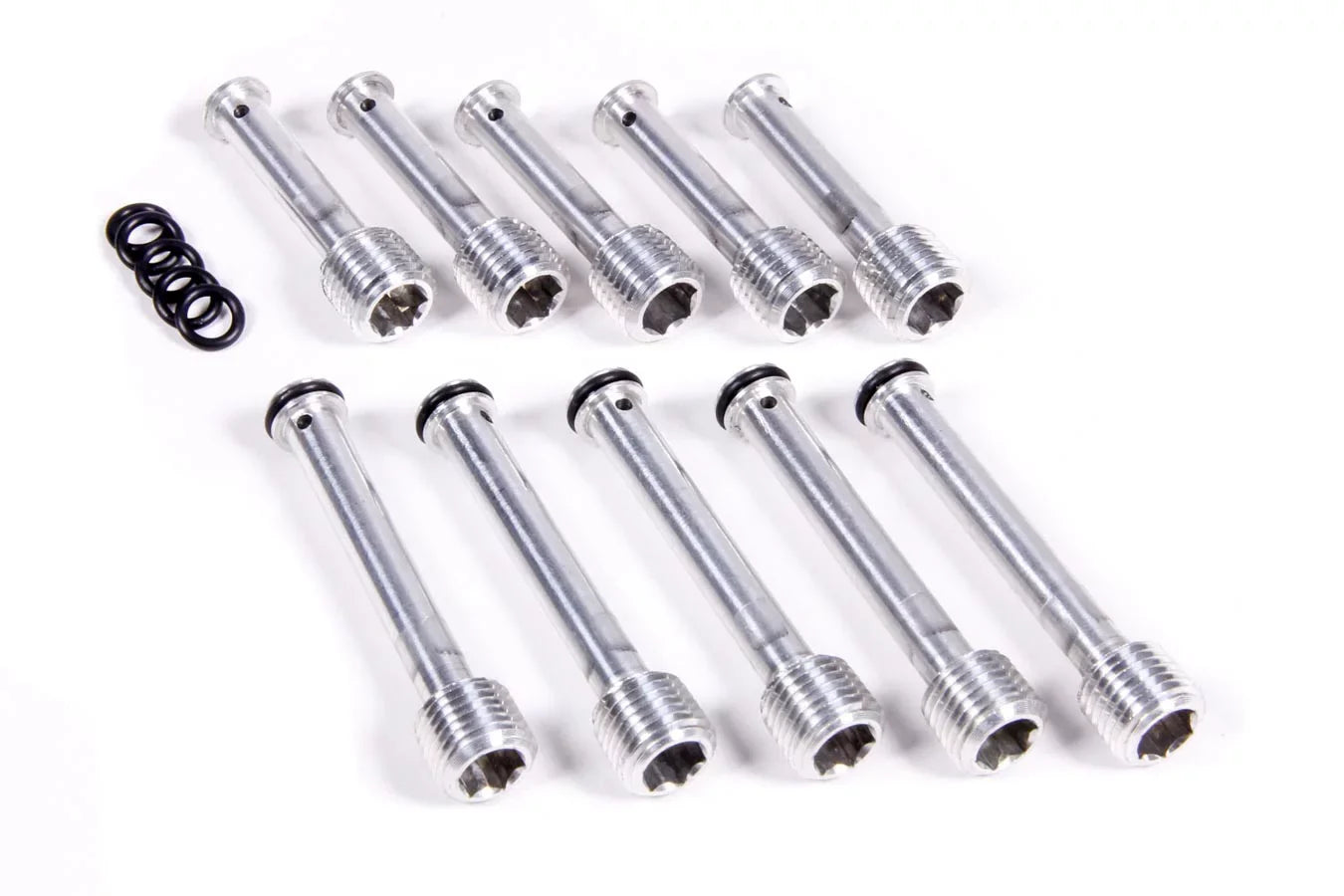 Allstar Performance ALL90072-5 Oil Restrictors - Allen Head - Natural Aluminum - Set of 5