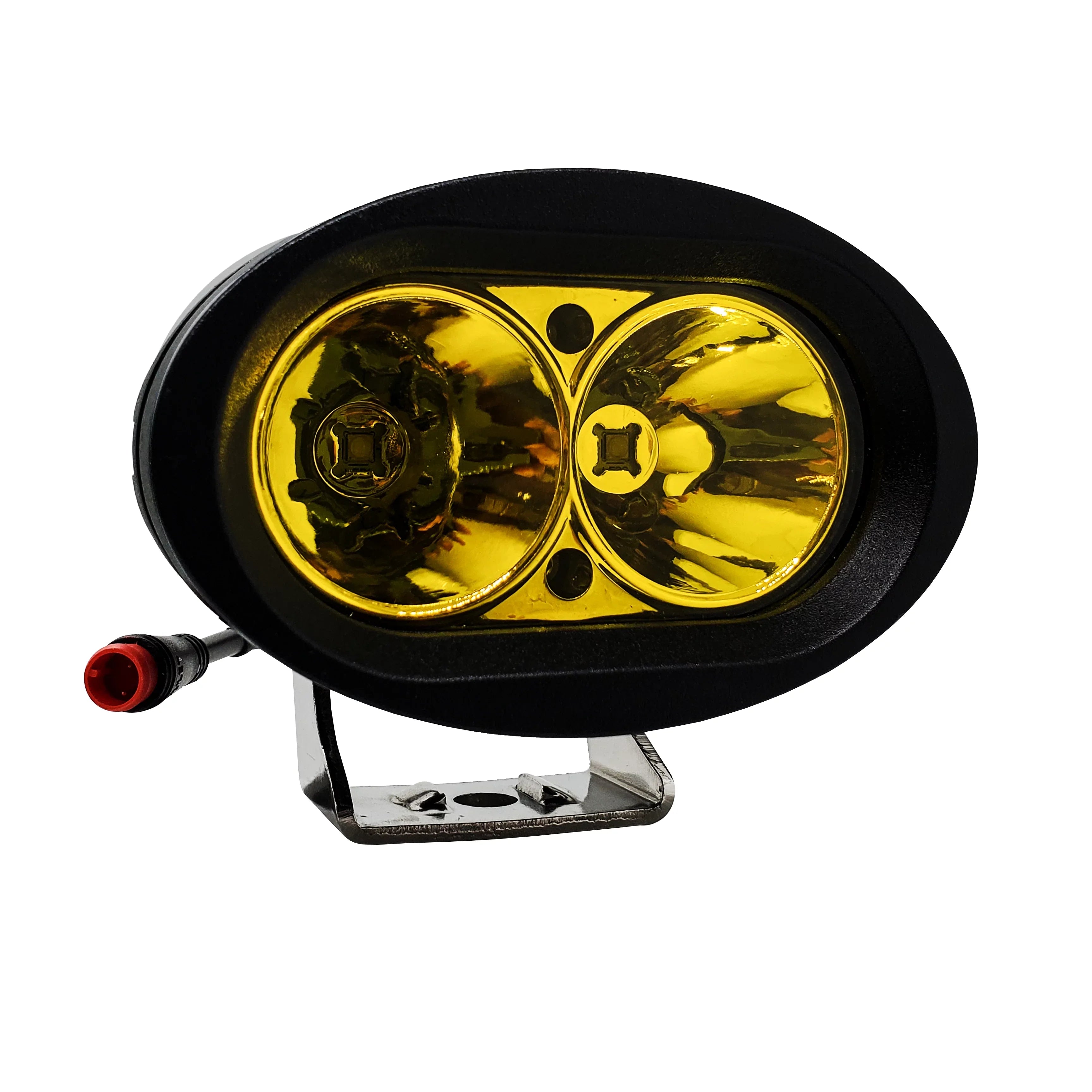 OZ-USA E-bike High Output LED Headlight Neon Yellow Matching with Vamoose Mammoth Rad Power Bikes RadMini RadRover RadExpand RadRunner