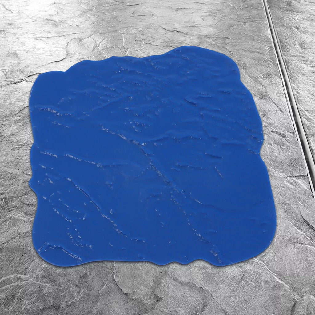 Miumaeov Concrete Floor Stamp Mold Concrete Seamless Stamp Mat Cement Texture Stone Slate 12*12 Inch