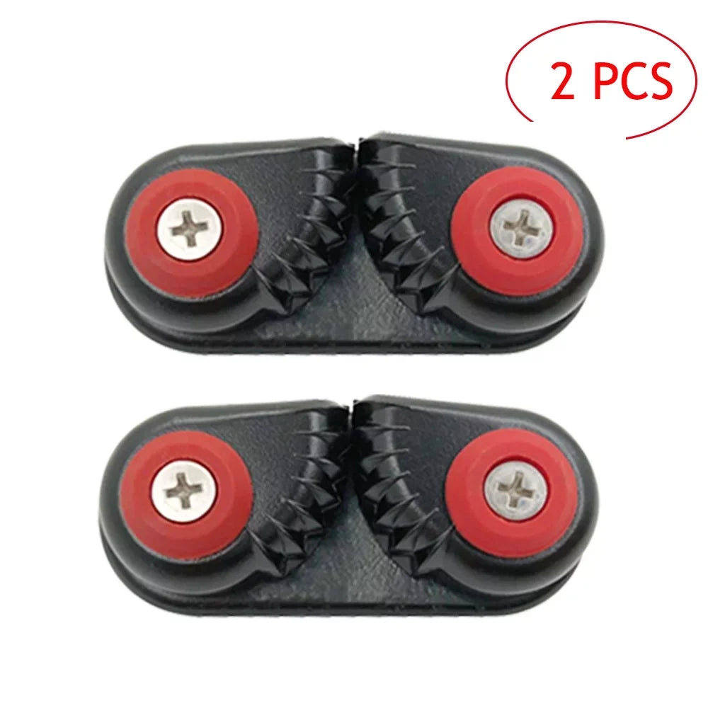 2PCS Kayak Cam Cleat Watercraft Canoe Sailing Watercraft Dinghy Aluminum Cam Cleats Fast Entry Kayak Cleats