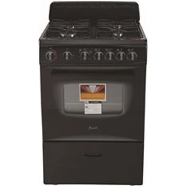 Avanti 24" Compact Gas Range Oven, in Black (GR2415CB)