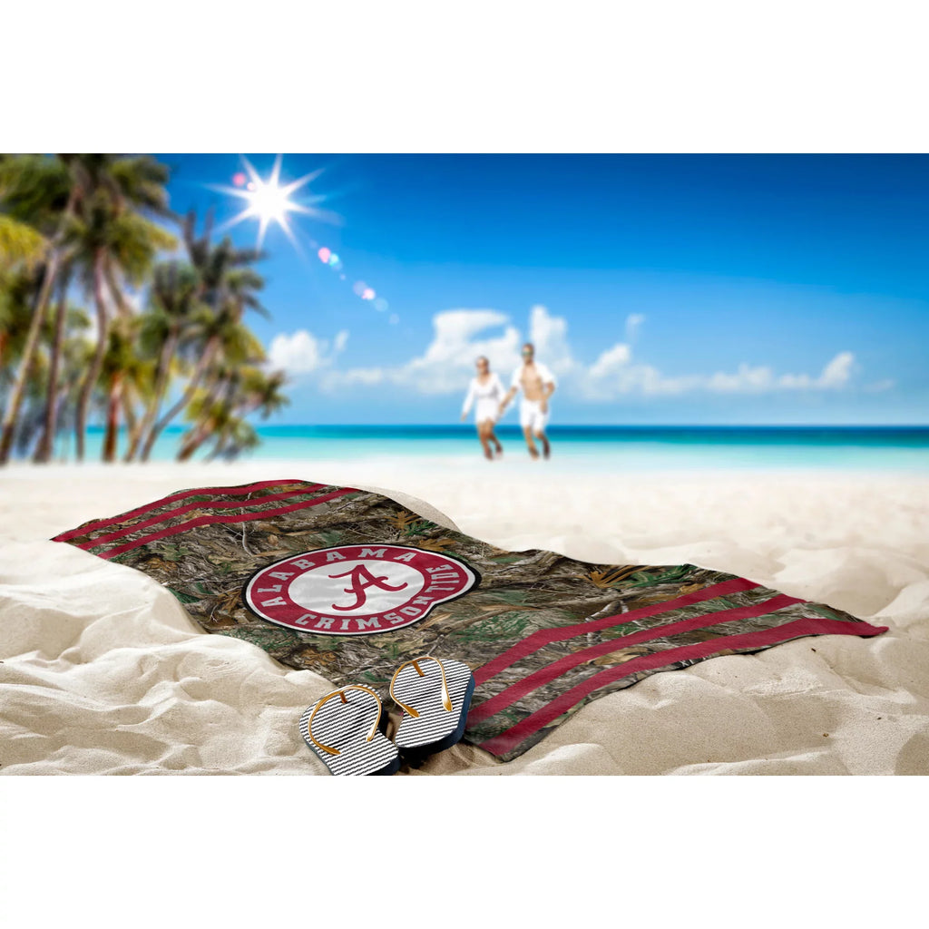 The Northwest Group Alabama Crimson Tide 30"x 60" Three Stripes Beach Towel