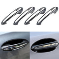 Xotic Tech 1 Set (4 pieces) Exterior Door Handle Surround Wrap trims, Carbon Fiber Style, Matching with BMW 5 Series G30 2018-up