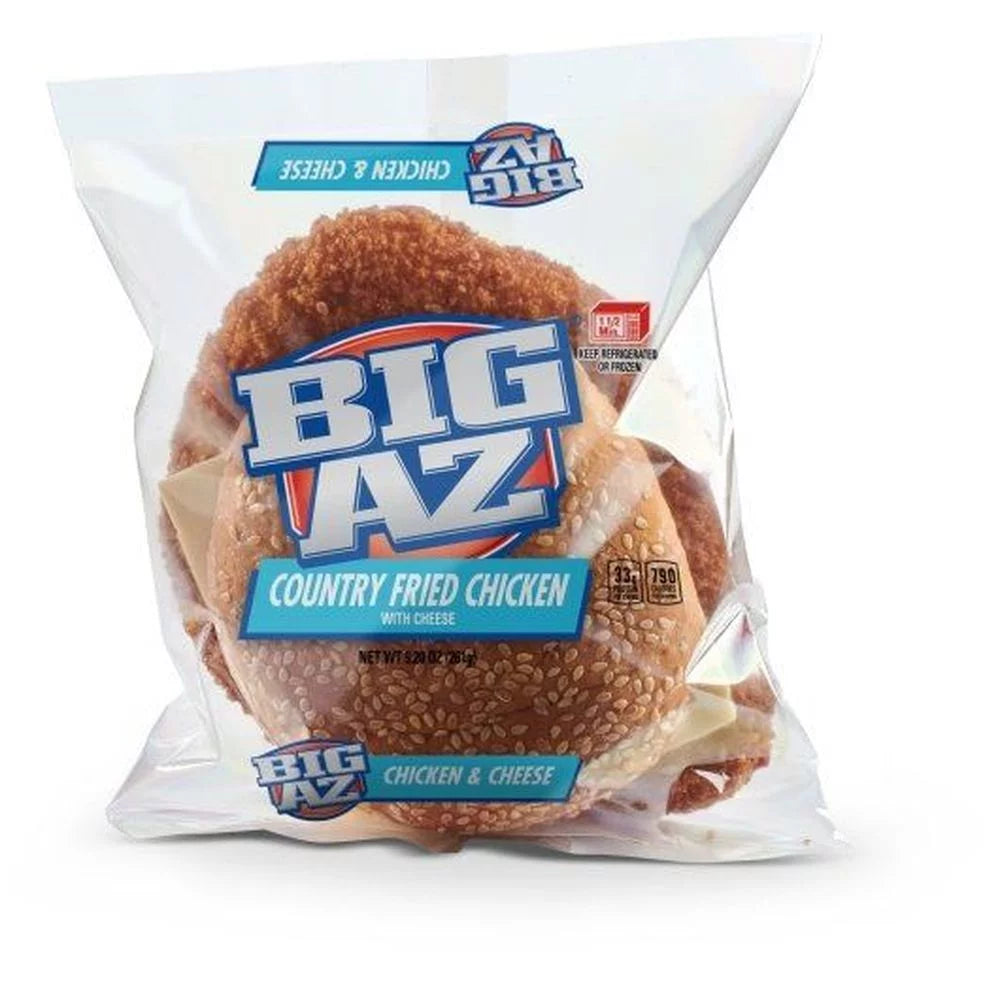 Advance Pierre Big Az Country Fried Chicken Sandwich with Cheese, 9.2 Ounce -- 8 per case