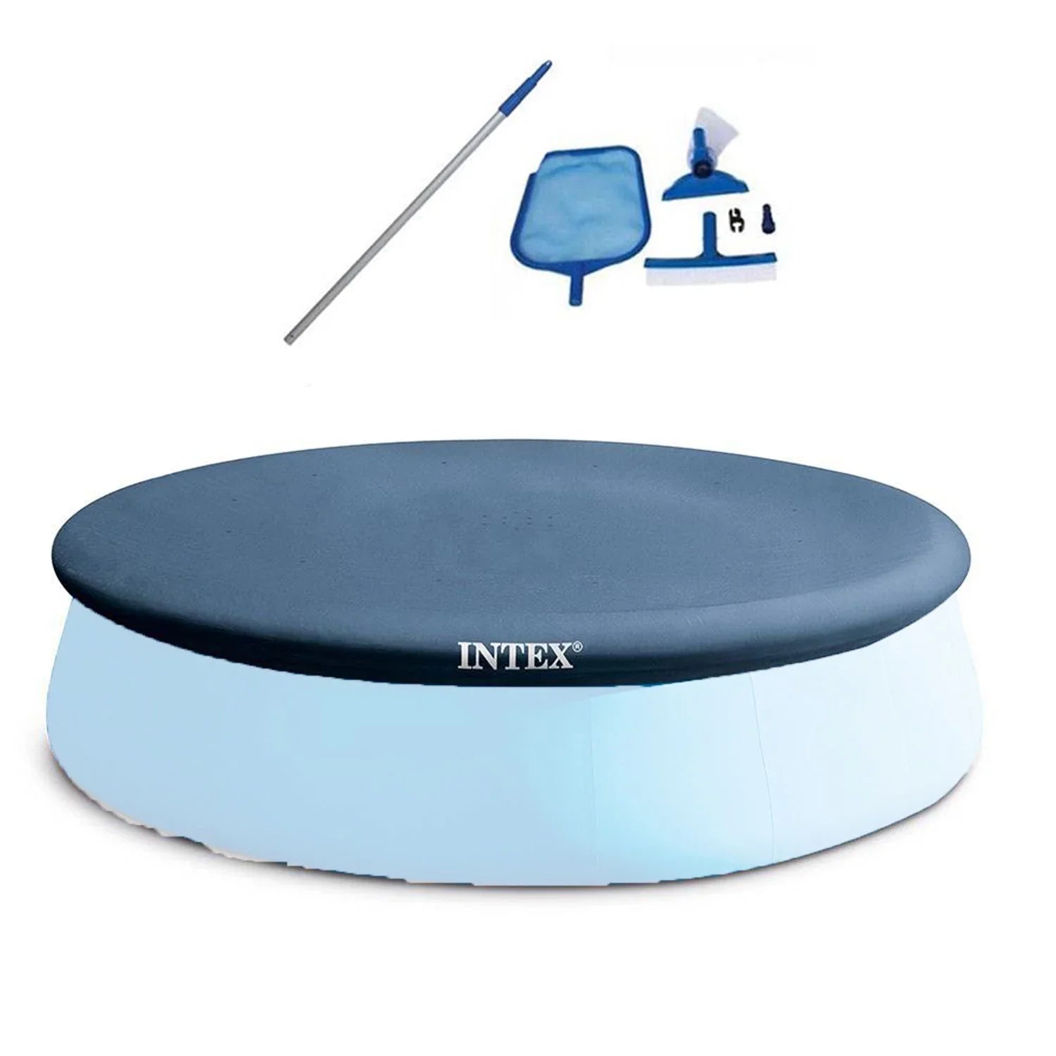 Intex 13' x 12" Easy Set Above Ground Pool Wrap & Swimming Pool Maintenance Kit
