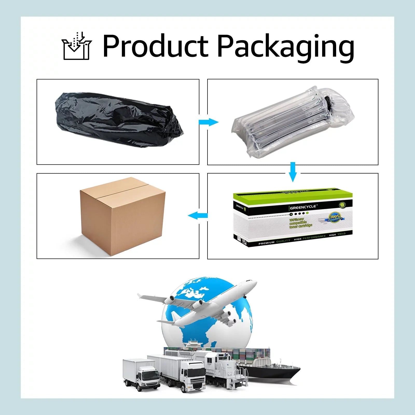 GREENCYCLE 2 Pack Suitable for Samsung MLT-D101S 101S Black Toner Cartridge Replacement with ML-2165 ML-2165W SCX-3400 SCX-3405W SCX-3405FW Printer
