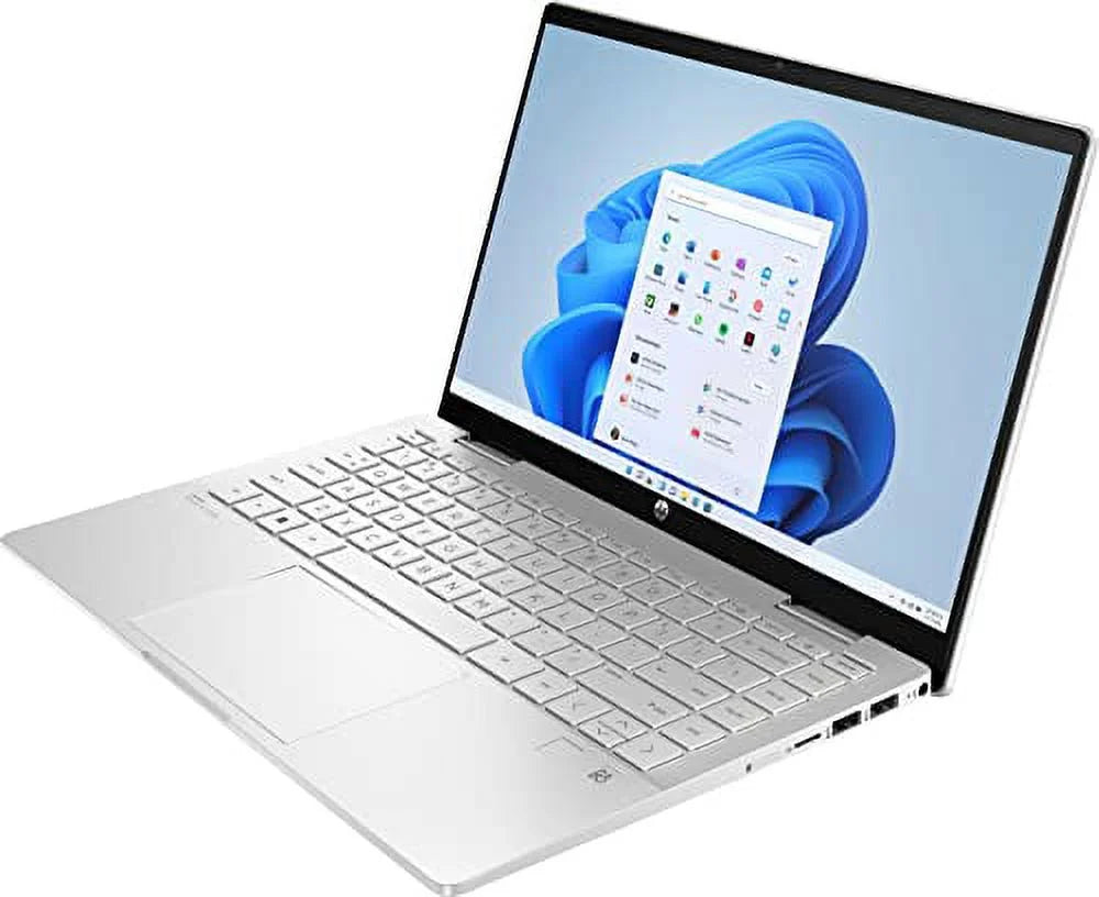 HP Pavilion X360 2-in-1 Laptop 2022, 14" FHD IPS Touchscreen Intel EVO Platform 12th Core i5-1235U Iris Xe Graphics 8GB DDR4 1TB SSD, Wi-Fi 6E Backlit KB, FP Reader, Windows 11 Pro, COU 32GB USB
