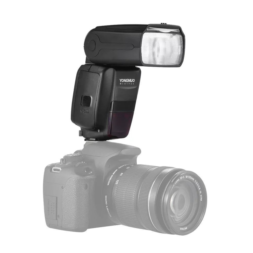 YONGNUO YONGNUO YN600EX RT II Professional Creative TTL Master Flash Speedlite 2.4G Wireless 1/8000s HSS GN60 Support Auto/ Manual Zooming for Canon Camera as 600EX RT YN6000 EX RT II