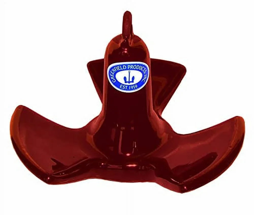 Greenfield Products 520-RD 20 lbs Vinyl Coated River Anchor - Red