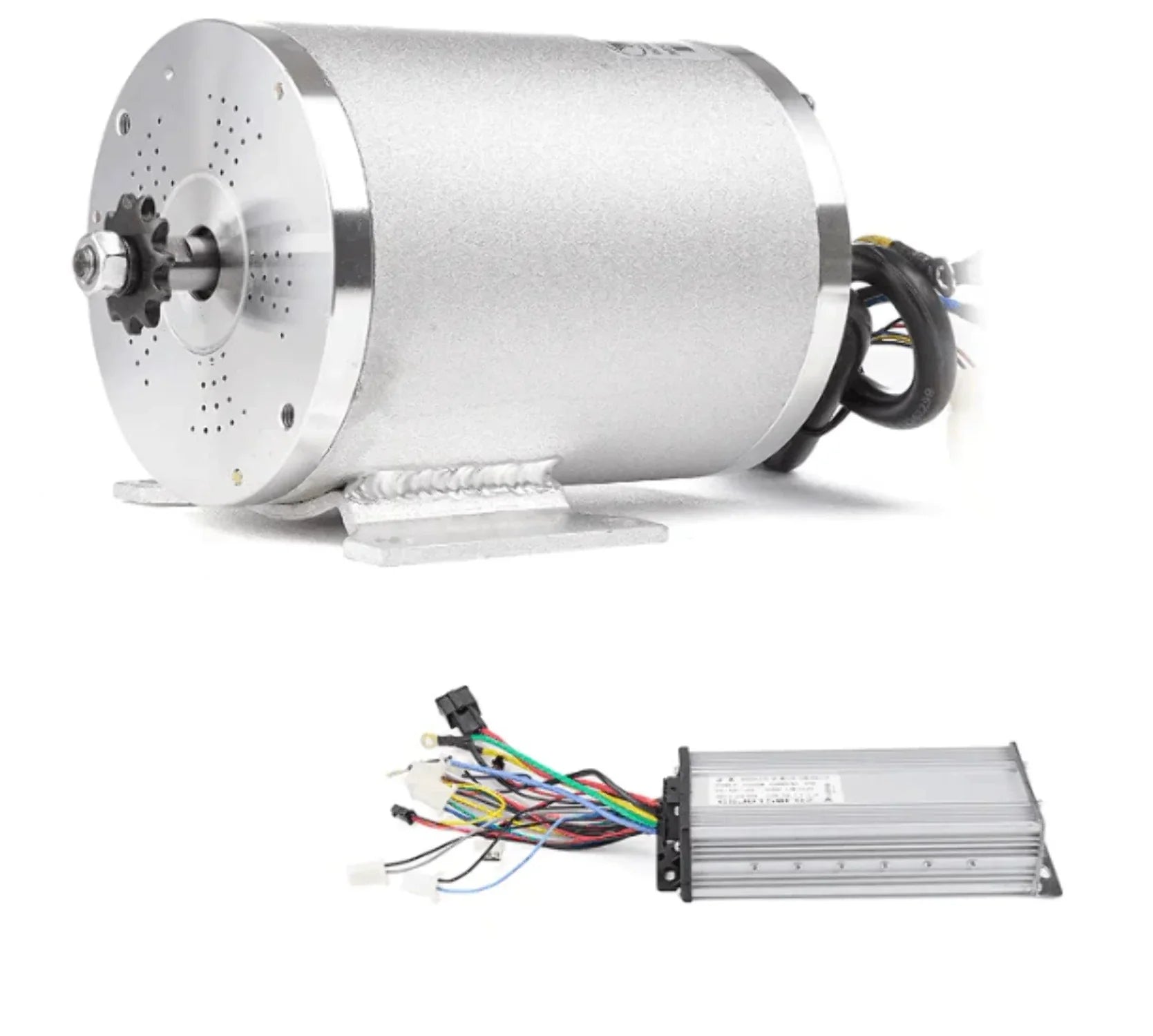 2,000W (2kW) DIY Brushless Electric Motor with Controller for Go Karts, Scooters, Motorcycles, Small EVs