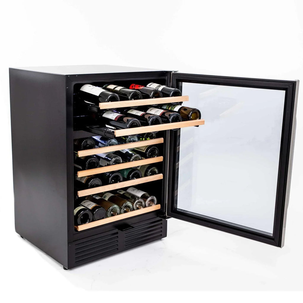 AVANTI WCR496DS WINE COOLERS Black On Stainless