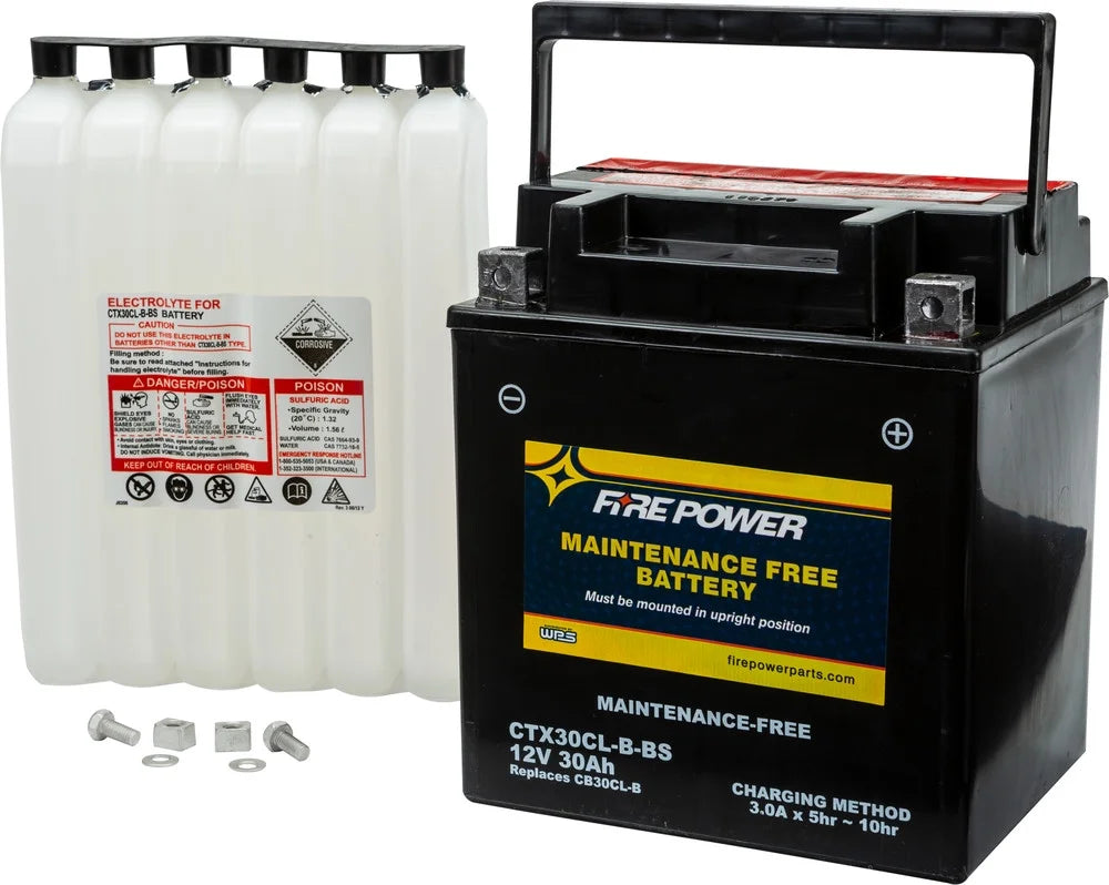 Fire Power Maintenance Free Battery CTX30CL-B-BS Matching With Sea-Doo RXT 215 2005-2010