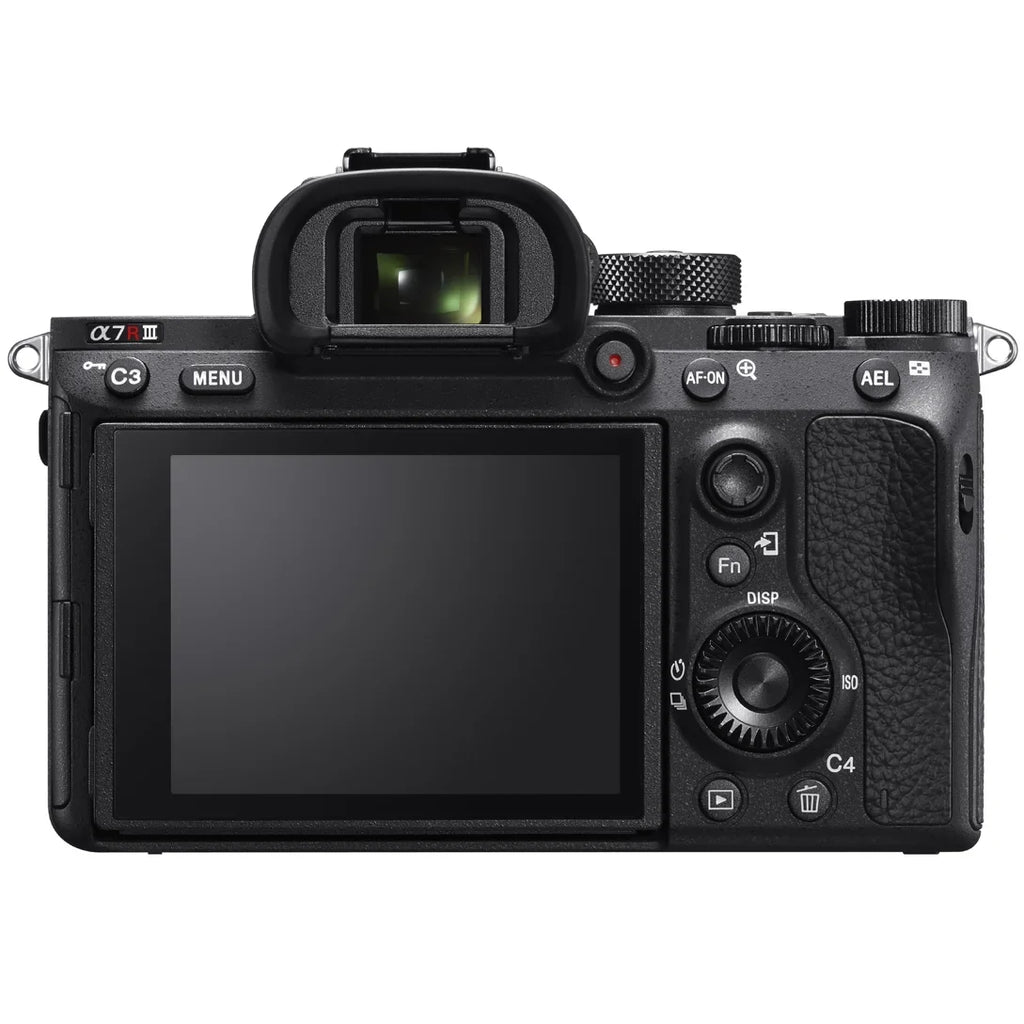 Sony a7R III Full Frame Mirrorless Camera Body ILCE-7RM3A/B Bundle with Tamron 28-75mm F2.8 Di III VXD G2 Lens A063 + Deco Gear Bag + Extra Battery & Dual Charger+ 64GB Card+ Tripod & Kit Accessories