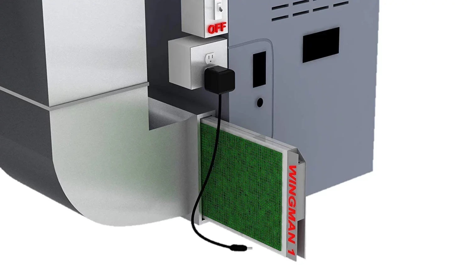 16x24x1 Electronic Air Filter Including Year Supply of Replacement Pads - Homeowner Installed- Simply Replace Your Current AC Furnace Air Filter and PLUG IT IN!