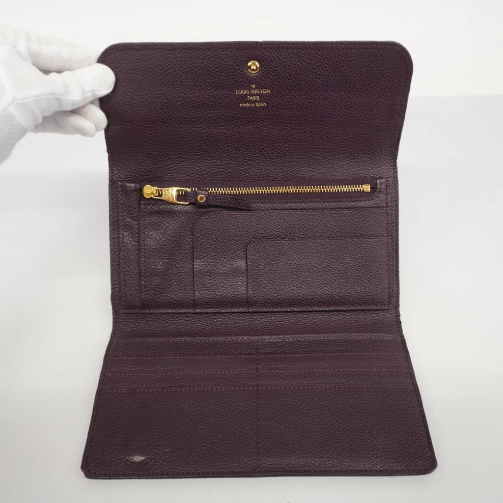 Pre-Owned Louis Vuitton Tri-fold Long Wallet Monogram Empreinte Portefeuille Virtuose M60294 Orb Ladies (Good)