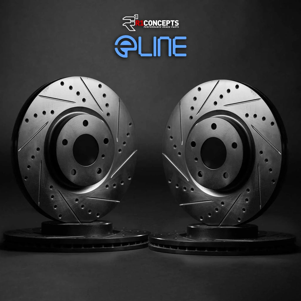 R1 Concepts Whpn2 42005 R1 Concepts Brake Rotor D/S Black Fits select: 2014-2022 JEEP CHEROKEE, 2015-2017 CHRYSLER 200