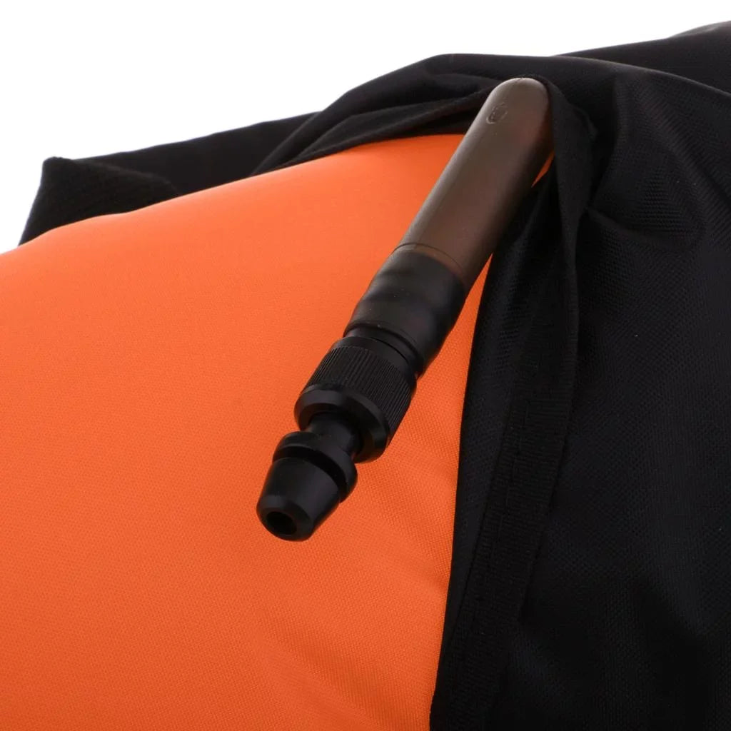 Scuba Diving Safety Float Buoy with Diver Flag, D-, Oral Inflator , 20m High Visible Snorkeling, Spearfishing, Freediving