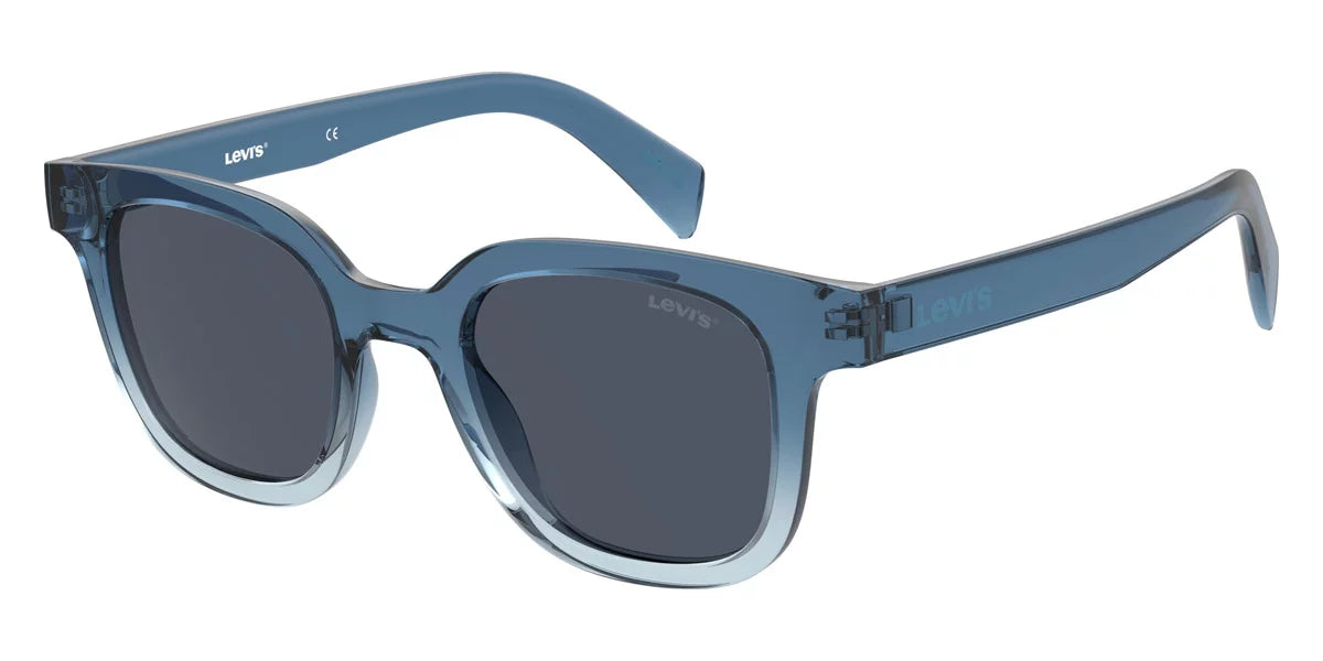 Levis Lv 1010/S Full Rim Rectangular Blue Sunglasses