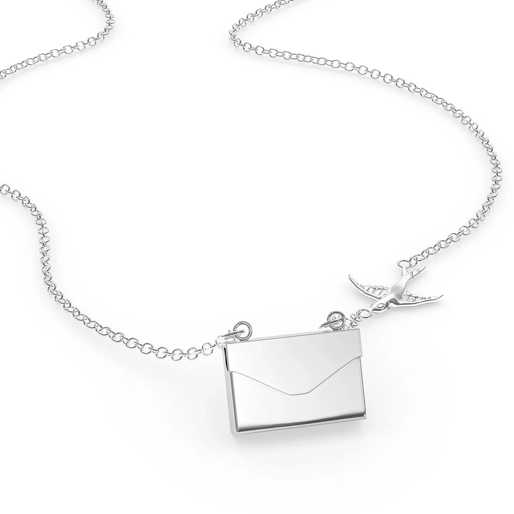 Locket Necklace Camelback Ski Resort - Pennsylvania Ski Resort in a silver Envelope Neonblond