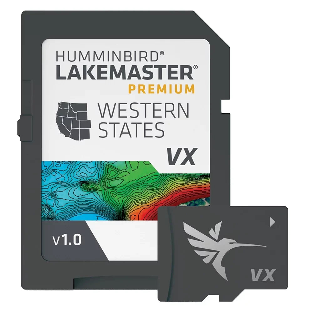 Humminbird LakeMaster Premium Western State V1 One Vessel Ntwrk VX Technology