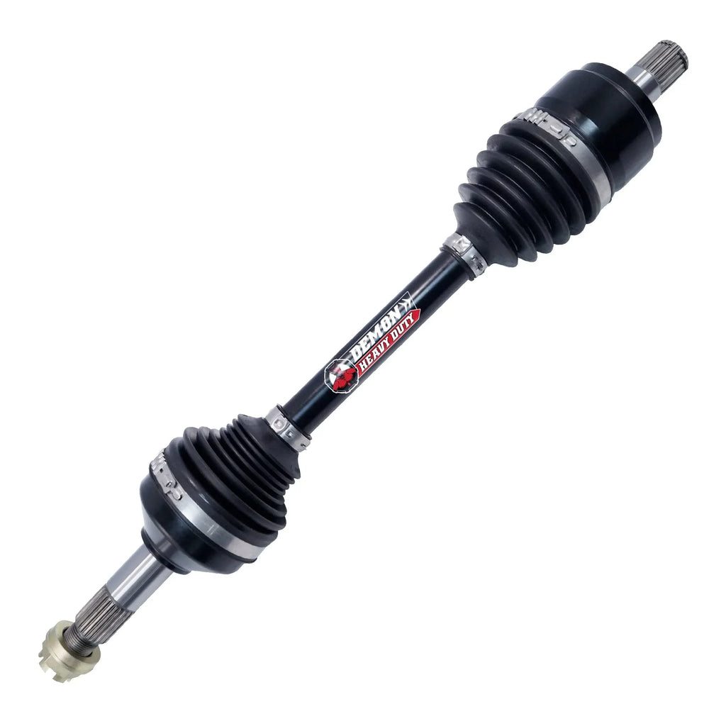 Demon Powersports Front Left/Right Heavy Duty Axle (2007-14) (2016-19) Yamaha Grizzly/Kodiak, Made of 4340 Chromoly Steel, Dual Heat Treated High Strength, Wider Angles & Molybdenum Grease Precision