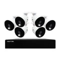 Night Owl Refurbished 12 Channel 4K DVR with 1TB Hard Drive and 6 Wired 4K Spotlight Cameras