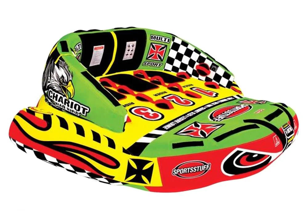 Airhead SPORTSSTUFF 53-1790 Chariot Warbird 3 Triple Rider Vessel Towable Tube