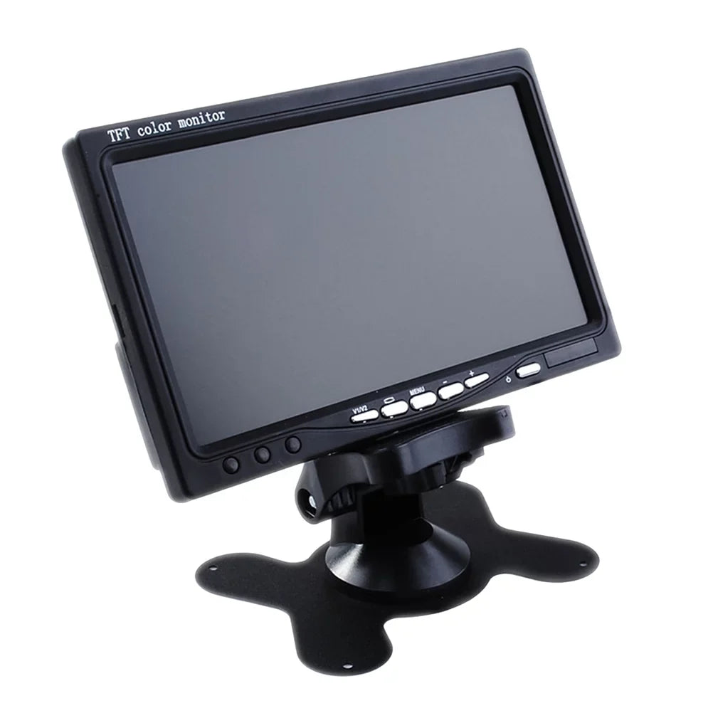 Backlight Color Mirror Monitor For Car Reverse Rear View Backup Camera Car Dvd Serveillance Camera (Black) 7" Tft Lcd