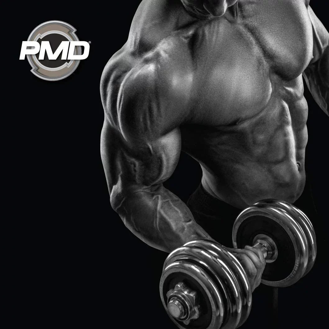 PMD Sports Nitro cm - Nitric Oxide with Agmatine Pre Workout Supplement - Muscle Growth Pre-Workout with L Arginine - Endurance Boost for Hardcore Exercise, Training, and Bodybuilding - (90 Capsules)