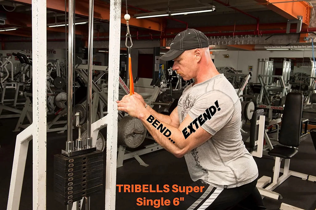 'TRIBELLS' by LPGmuscle Bend and Extend on Weight Stack for Way Better Triceps Than Dumbbells can Build!