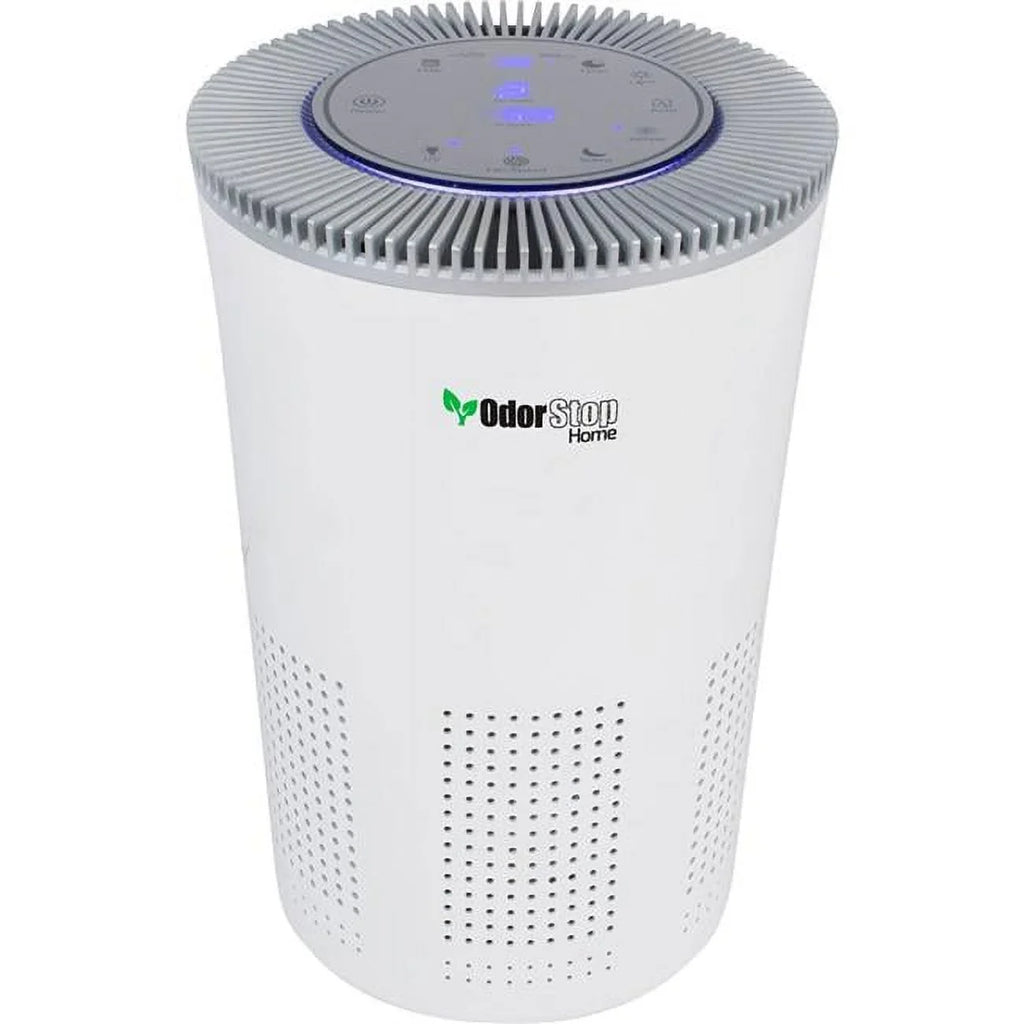 OdorStop B2375110 OSAP5W1 5-in-1 Air Purifier with H13 HEPA Filter, Active Carbon & Ionizer - White