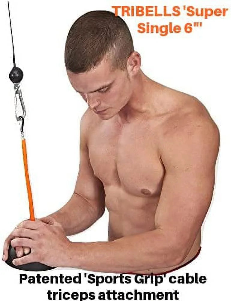 'TRIBELLS' by LPGmuscle Bend and Extend on Weight Stack for Way Better Triceps Than Dumbbells can Build!
