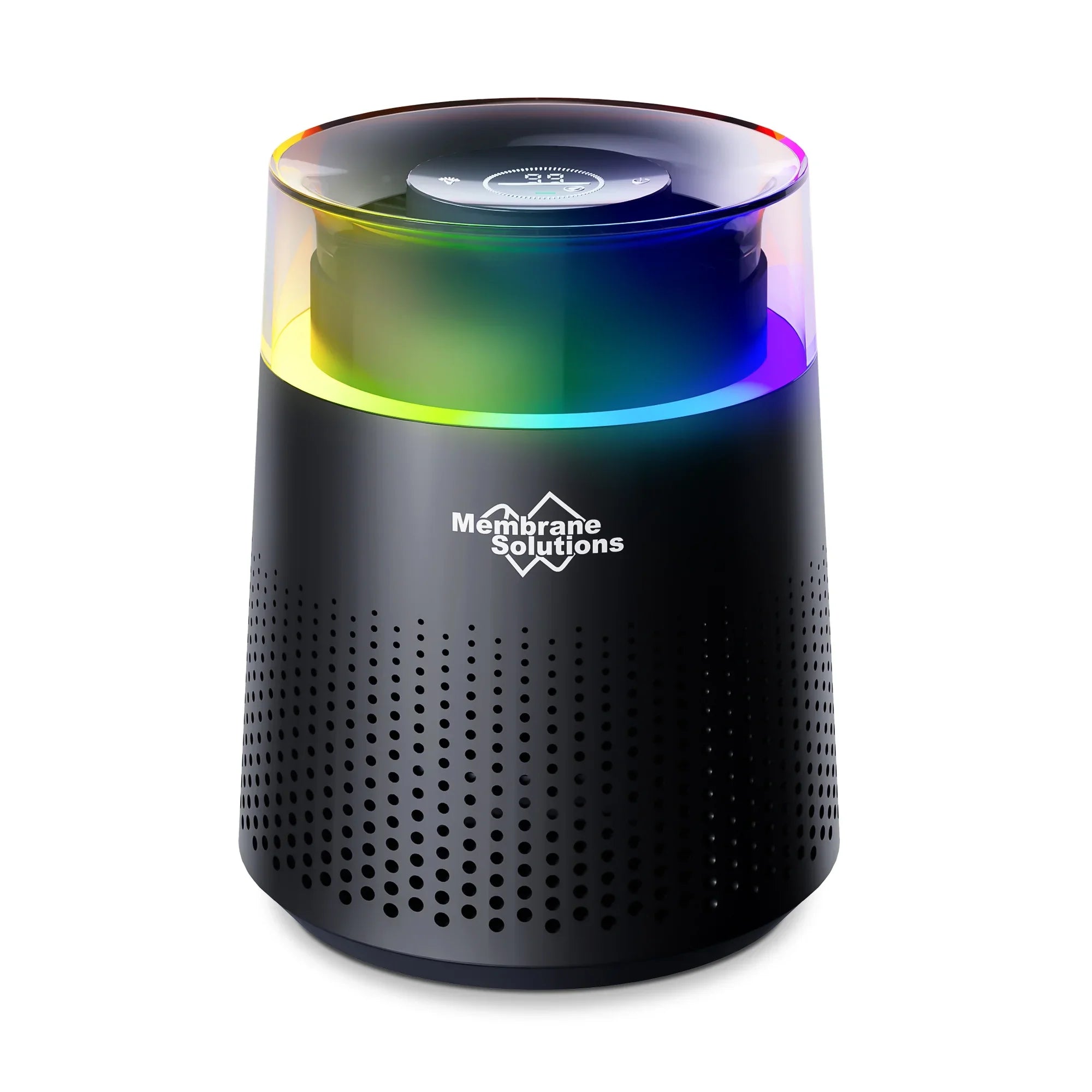 Membrane Solutions MSB5 Air Purifier for Allergies and Asthma, H13 True HEPA Filter, LED Light, Black