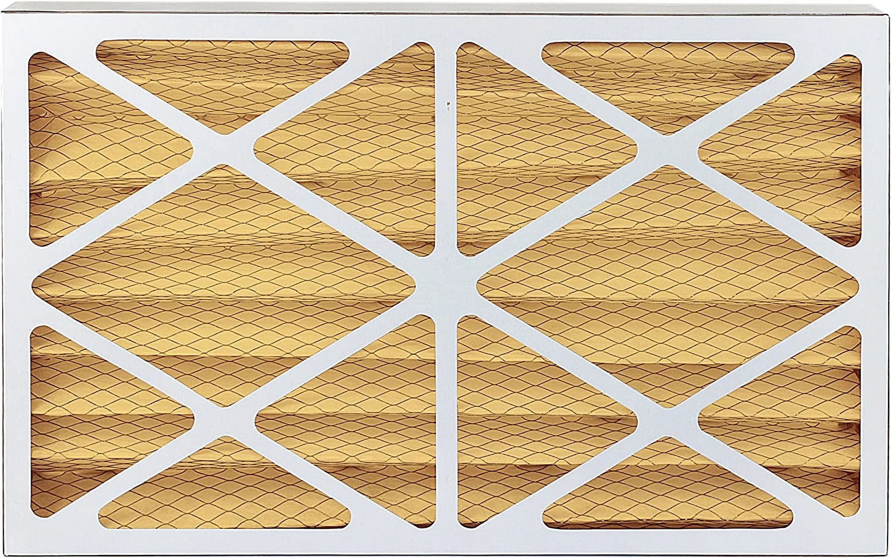 Filterbuy 16x25x4 MERV 11 Pleated HVAC AC Furnace Air Filters (6-Pack)