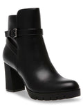 ANNE KLEIN Womens Black Latch Accent Cushioned Heidi Round Toe Block Heel Zip-Up Dress Booties 6 M