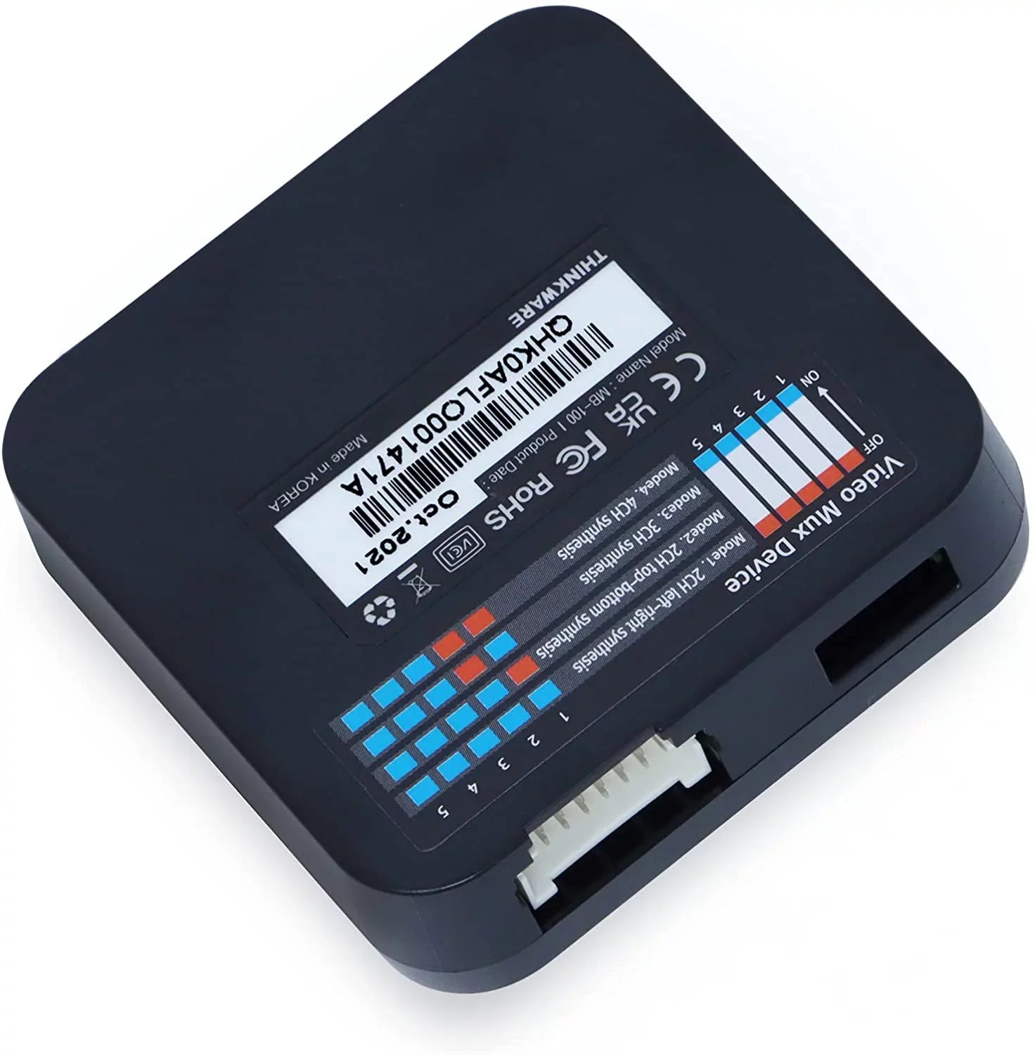 THINKWARE Multiplexer Box Accessory TWA-MB100 for Up To 5 Channel Recording, Suitable with F200 PRO, F790 and X700 Dash Cams