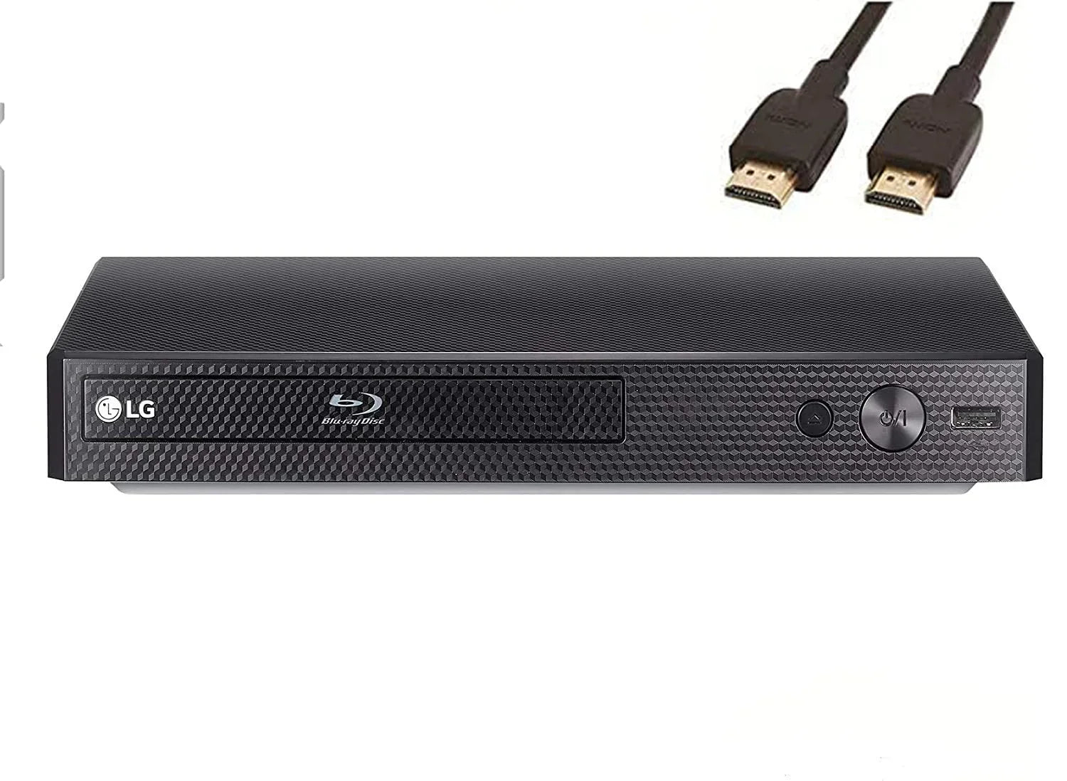 LG BP175 Streaming 1080p FHD Audio Blu-ray Player with Streaming Services, for Holiday Family, with Ethernet Port, HDMI, Remote Control, Black with High Speed 6FT HDMI Cable