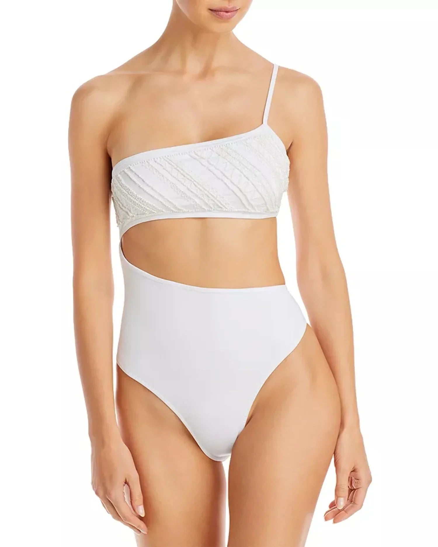 Ramy Brook Jamie Asymmetric One Piece Swimsuit