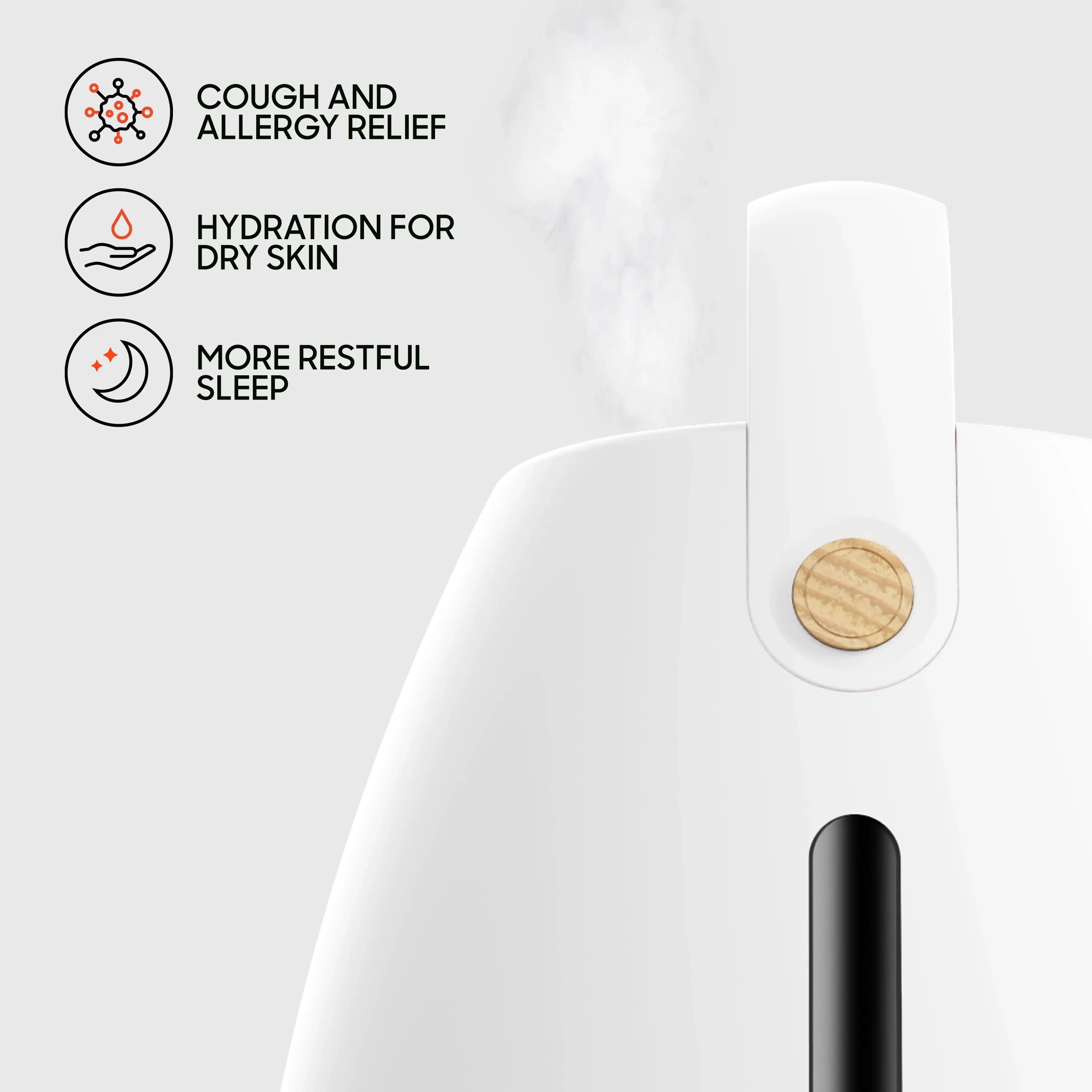 Sharper Image Mist 6 Ultrasonic Humidifier with Auto Shutoff, Remote Control (New)