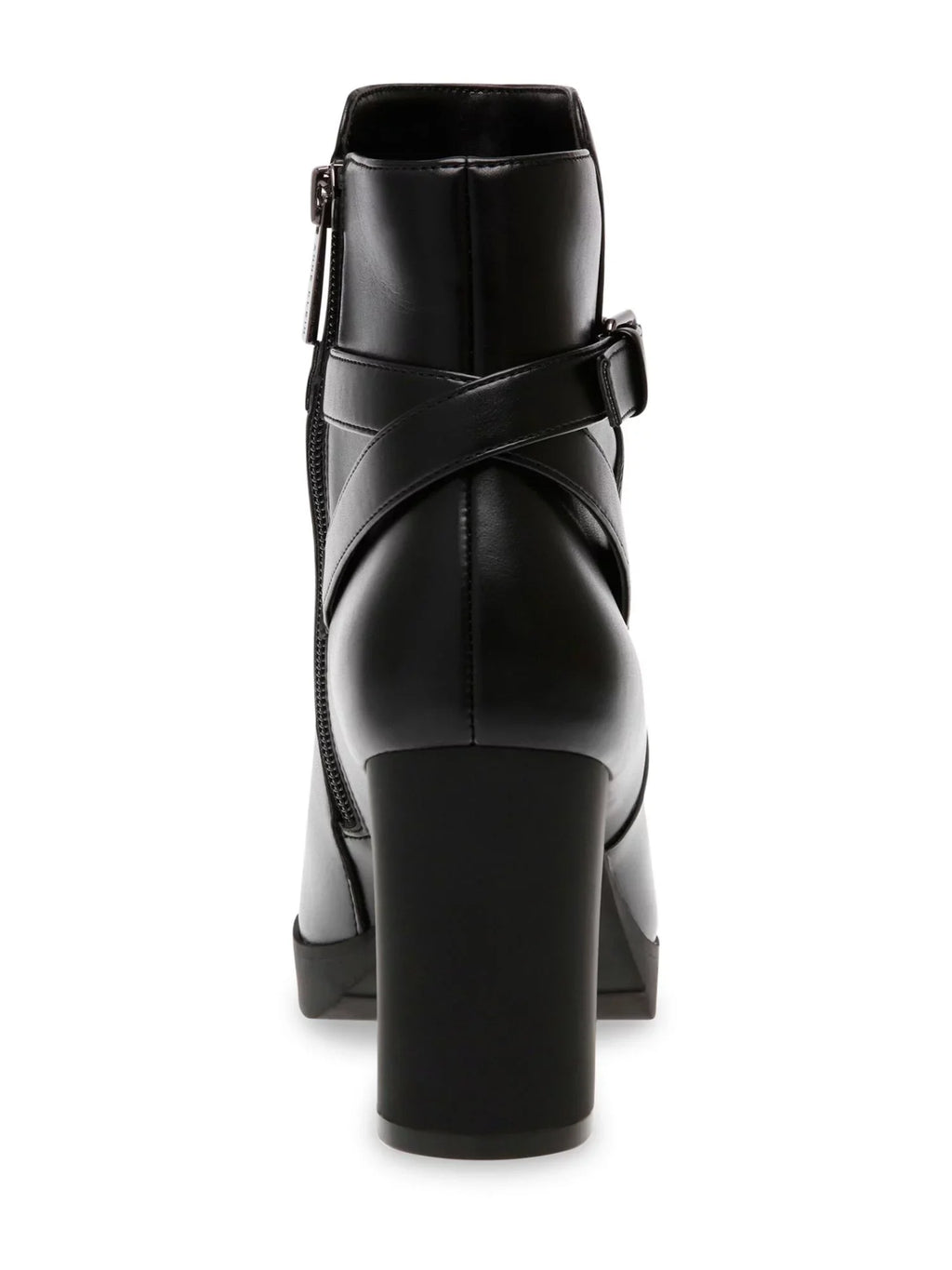 ANNE KLEIN Womens Black Latch Accent Cushioned Heidi Round Toe Block Heel Zip-Up Dress Booties 6 M