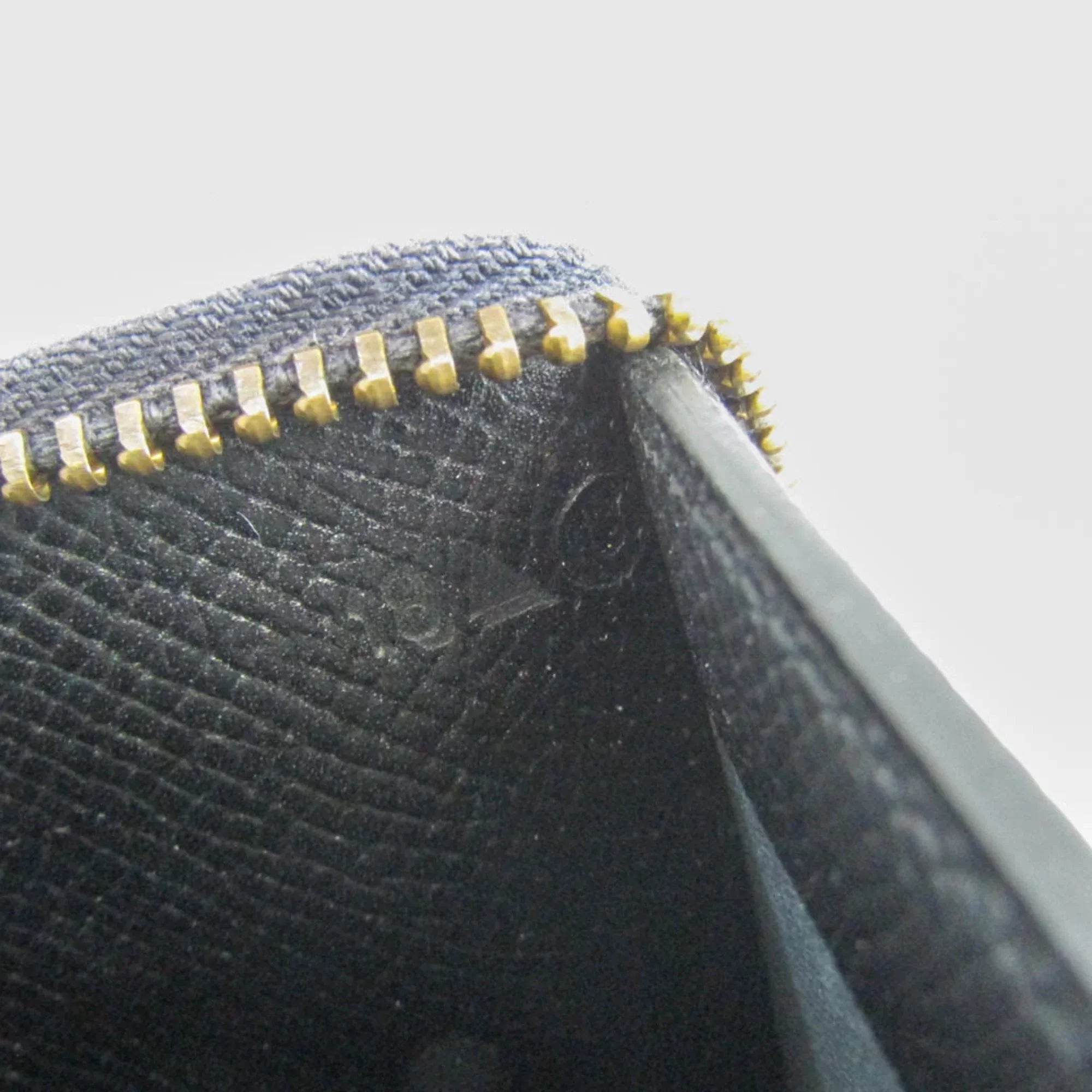 Pre-Owned Hermes Travel Case Men,Women Epsom Leather Long Wallet (bi-fold) Black (Good)