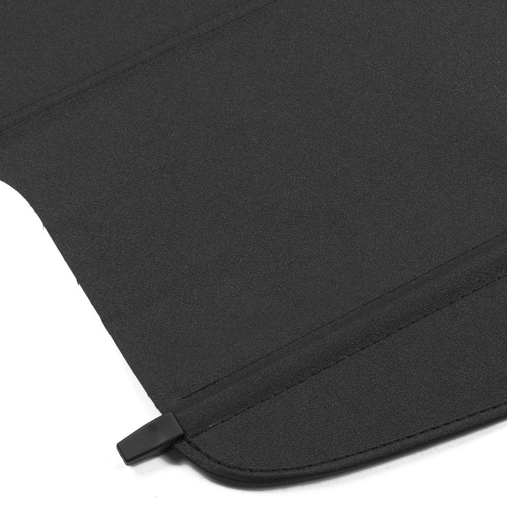 Ikon Motorsports Cargo Wrap Fitting With 2014-2018 Subaru Forester (Only Fit Automatic Rear Gate) PVC & Aluminum Rod Black Security Rear Trunk Protection Security Retractable Shield