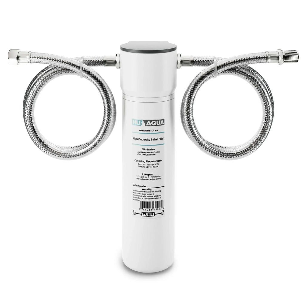 NU Aqua Undersink 3/8" Quick Change 1 Stage Filtration System