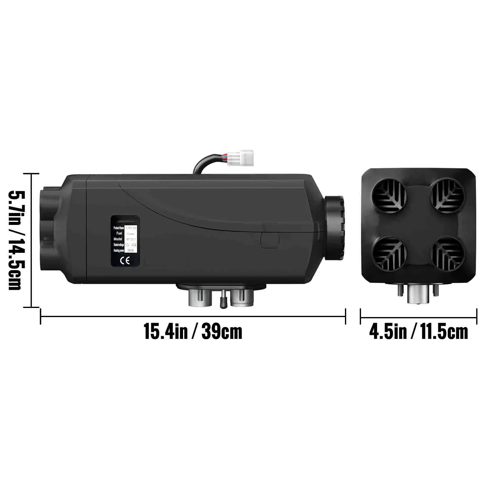 BENTISM 8KW 12V Diesel Air Heater LCD Thermostat 8000W For Trucks Ship Car Trailer